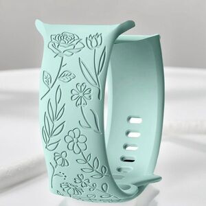 New Cyan Floral Design Apple Watch Bands 38mm 40mm 41mm